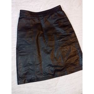 Bermans vintage leather skirt